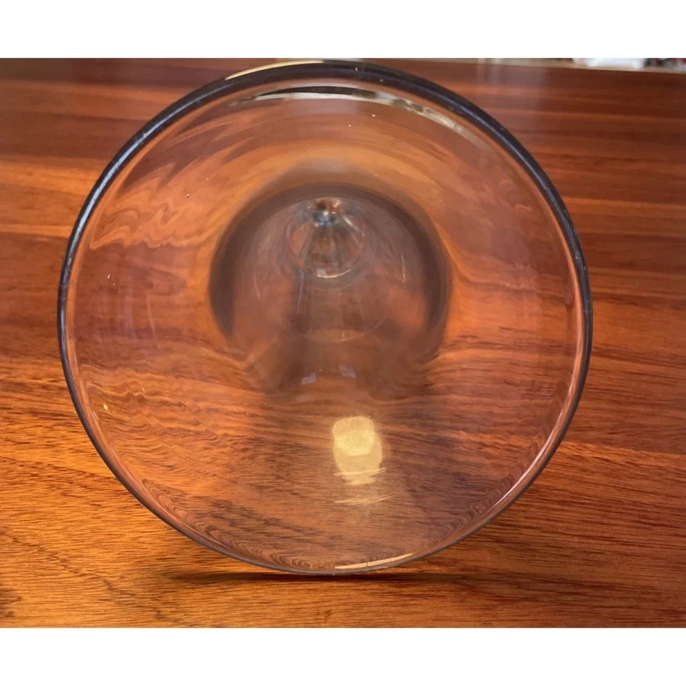 Vintage Glass Carriage/Automobile/Cemetary Flower Bud Vase‎ Clear